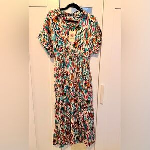 Entro Maxi Colorful Dress Size L